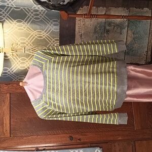 H3-5 gray and florescent yellow sweatshirt 1X